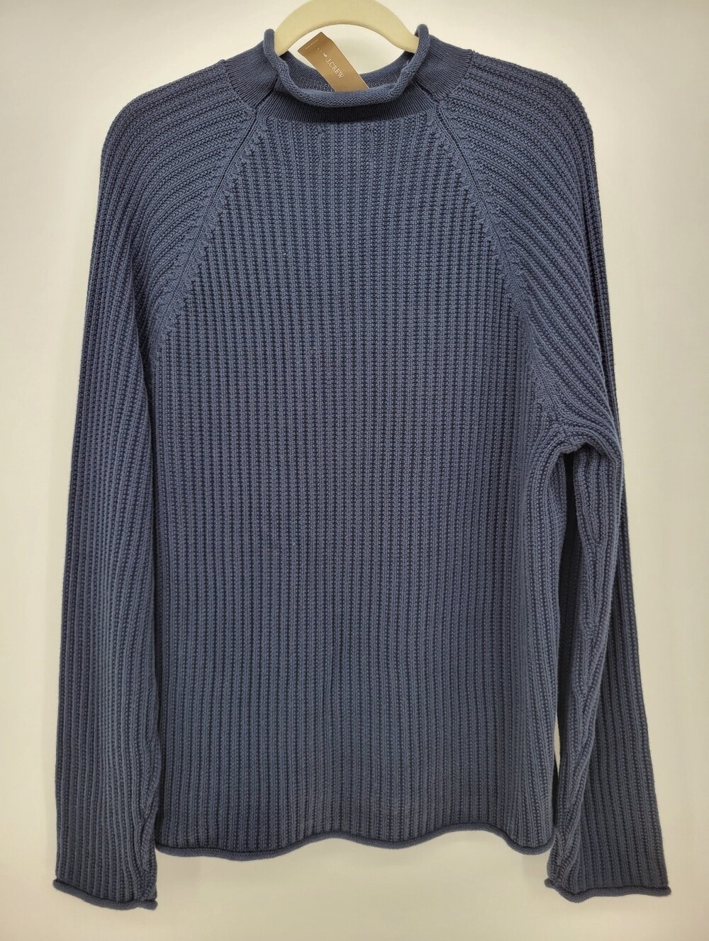 J Crew 1988 Rollneck CT575 Size M Navy CT575 - Picture 3 of 6